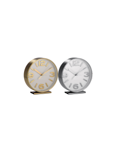 OROLOGIO SVEGLIA 107170 ALLUMINIO D15,5CM ASSORTITO