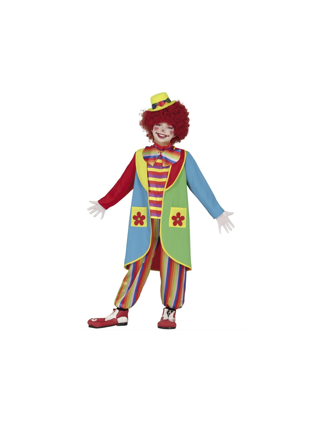 COSTUME 81048 FLOWY IL CLOWN 7/9 ANNI