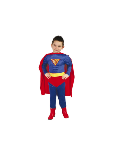 COSTUME 82670 EROE MUSCOLOSO 5/6 ANNI