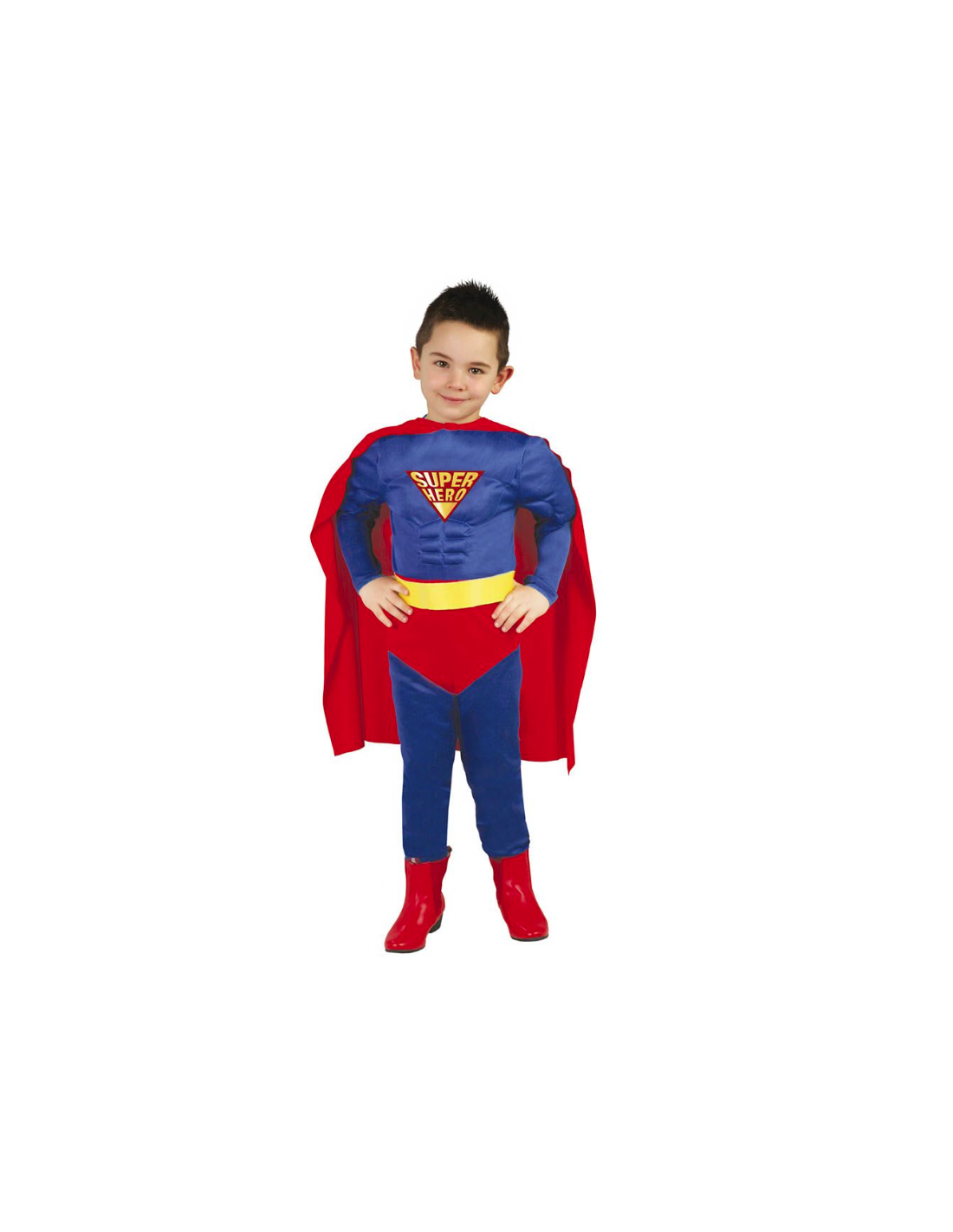 COSTUME 82670 EROE MUSCOLOSO 5/6 ANNI