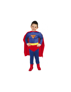 COSTUME 82671 EROE MUSCOLOSO 7/9 ANNI
