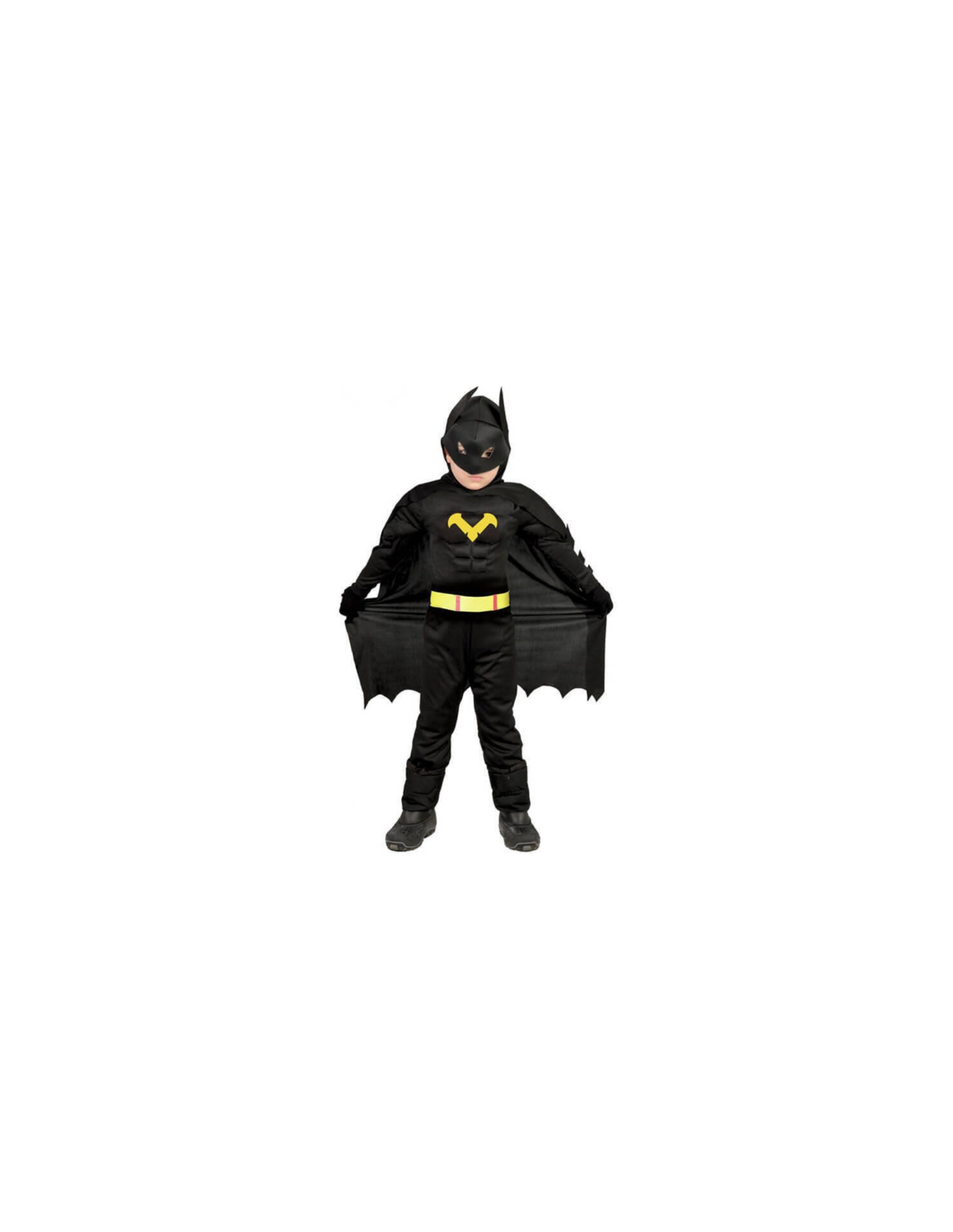 COSTUME 83164 EROE NERO 3/4 ANNI
