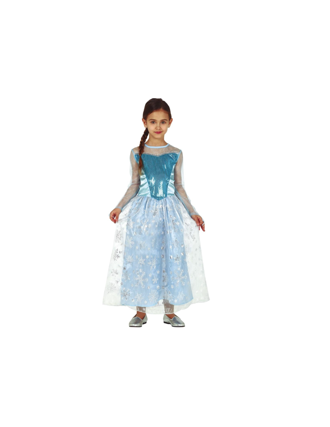 COSTUME 83700 PRINCIPESSA DELLE NEVI 5/6 ANNI