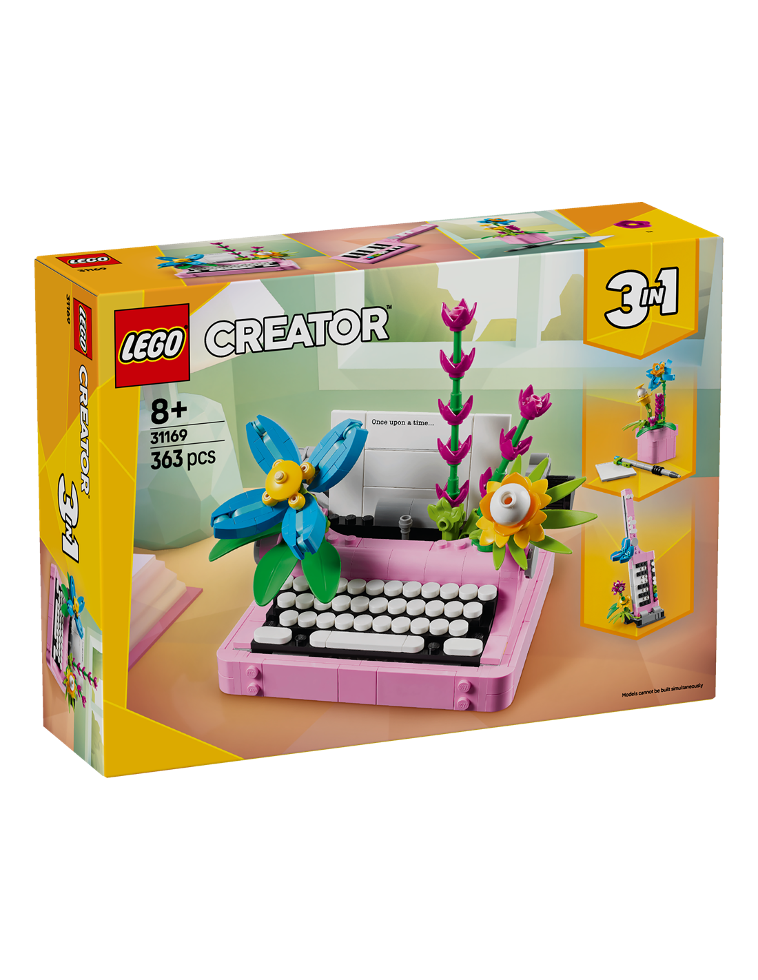 CREATOR 31169 MACCHINA DA SCRIVERE CON FIORI