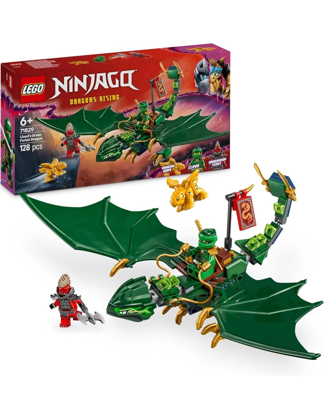 NINJAGO DRAGO DELLA FORESTA VERDE DI LLOYD