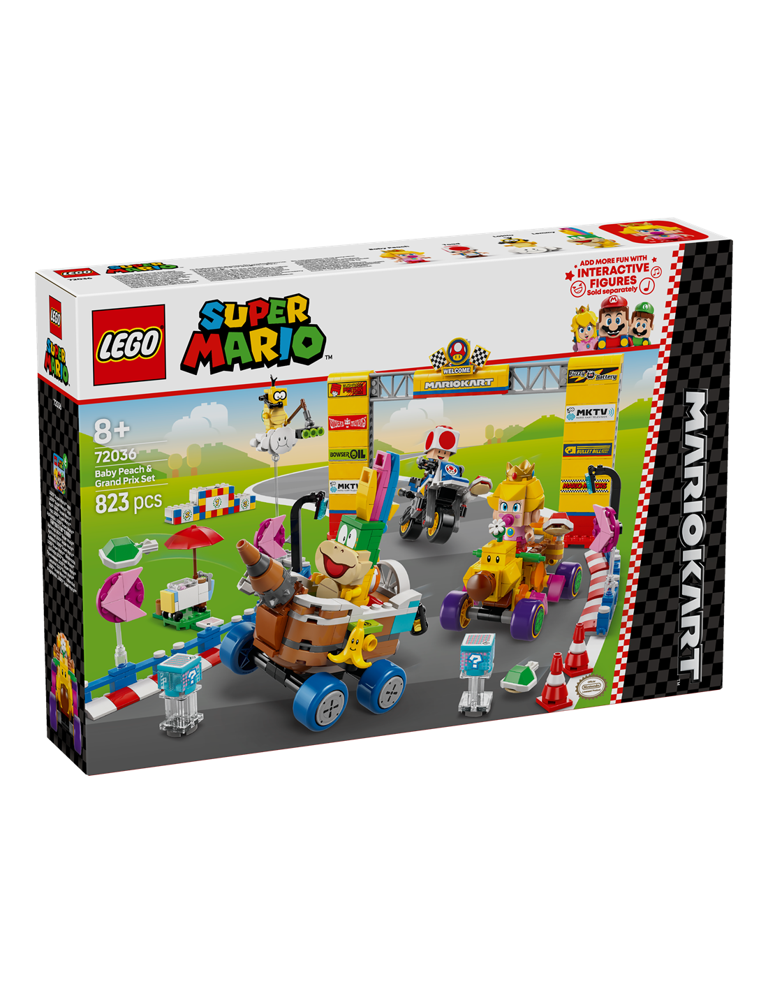 SUPERMARIO 72036 MARIO KART:BABY PEACH E GRAN PREMIO