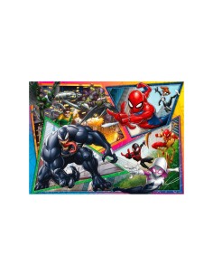 PUZZLE DF MAXI FLOOR SPIDERMAN - 150 PEZZI, GIOCO EDUCATIVO PER BAMBINI, PERSPECTIVA 3D, ALTA QUALITÀ