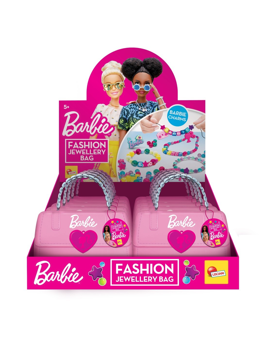 BARBIE FASHION JEWELLERY BAG, KIT GIOIELLI, BAMBINA 5+, LISCIANI