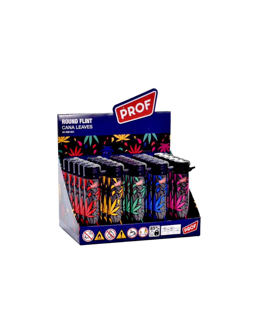 ACCENDINO 40009651 FLINT FOGLIE DI CANNA ASSORTITO