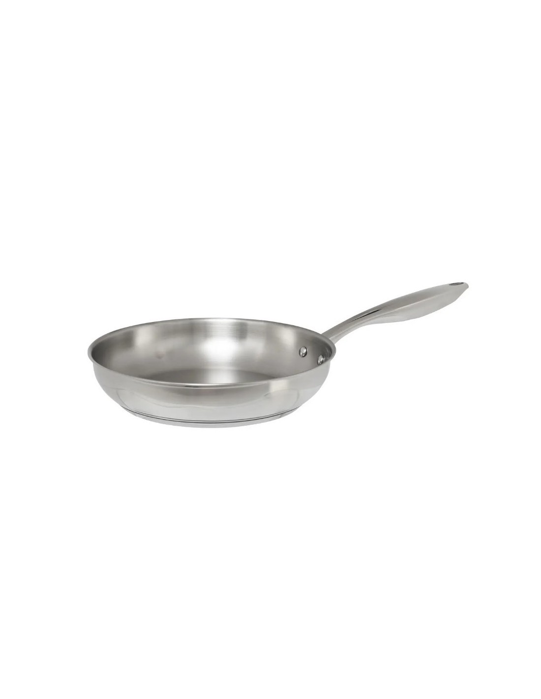 Padella 24 cm inox induzione, antiaderente, acciaio resistente, adatta per cucina a gas e induzione, facile da pulire