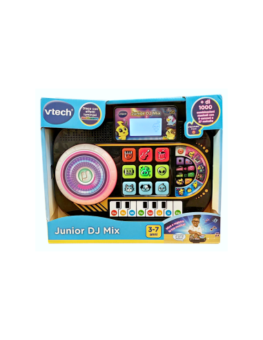 VTech Junior DJ Mix - Console da DJ Interattiva per Bambini 3-7 Anni