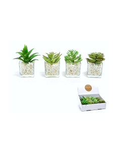 PIANTINA 11286 VASO VETRO 9X6CM ASSORTITO