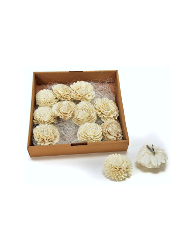 DECORAZIONE FIORE 17836 CON PINZA 10CM ASSORTITO