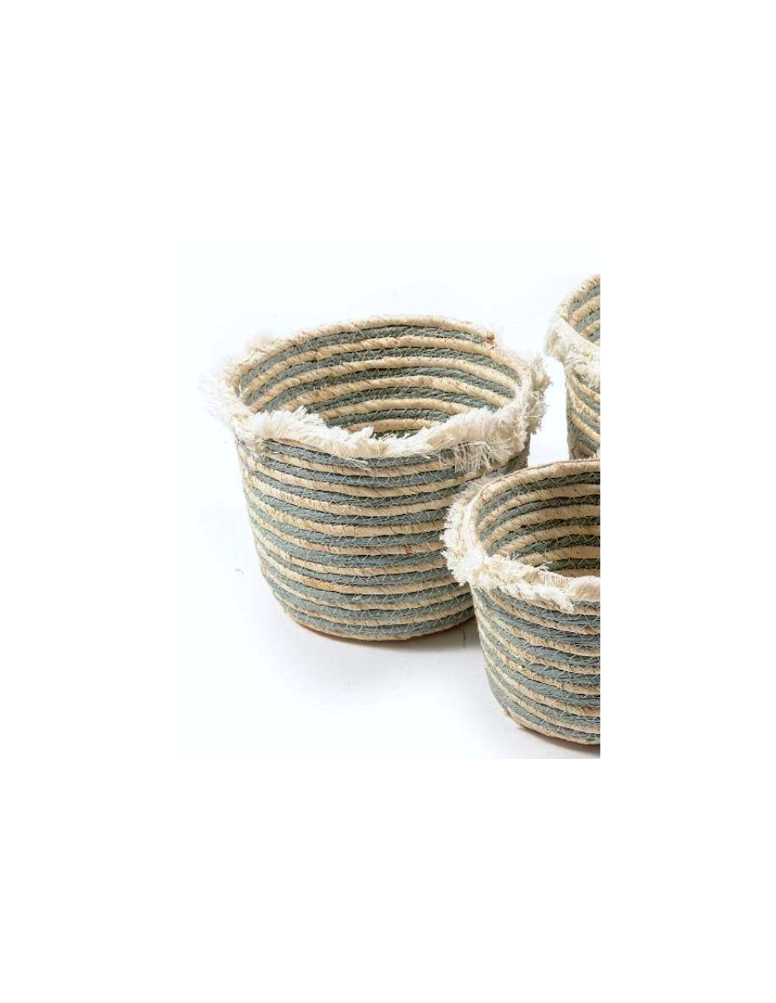 CESTINO 04419 2 MIS CORDA 22X17CM