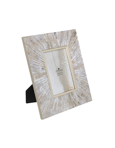 Atmosphera – Cornice foto "Izzie" 10x15 cm marrone e dorato
