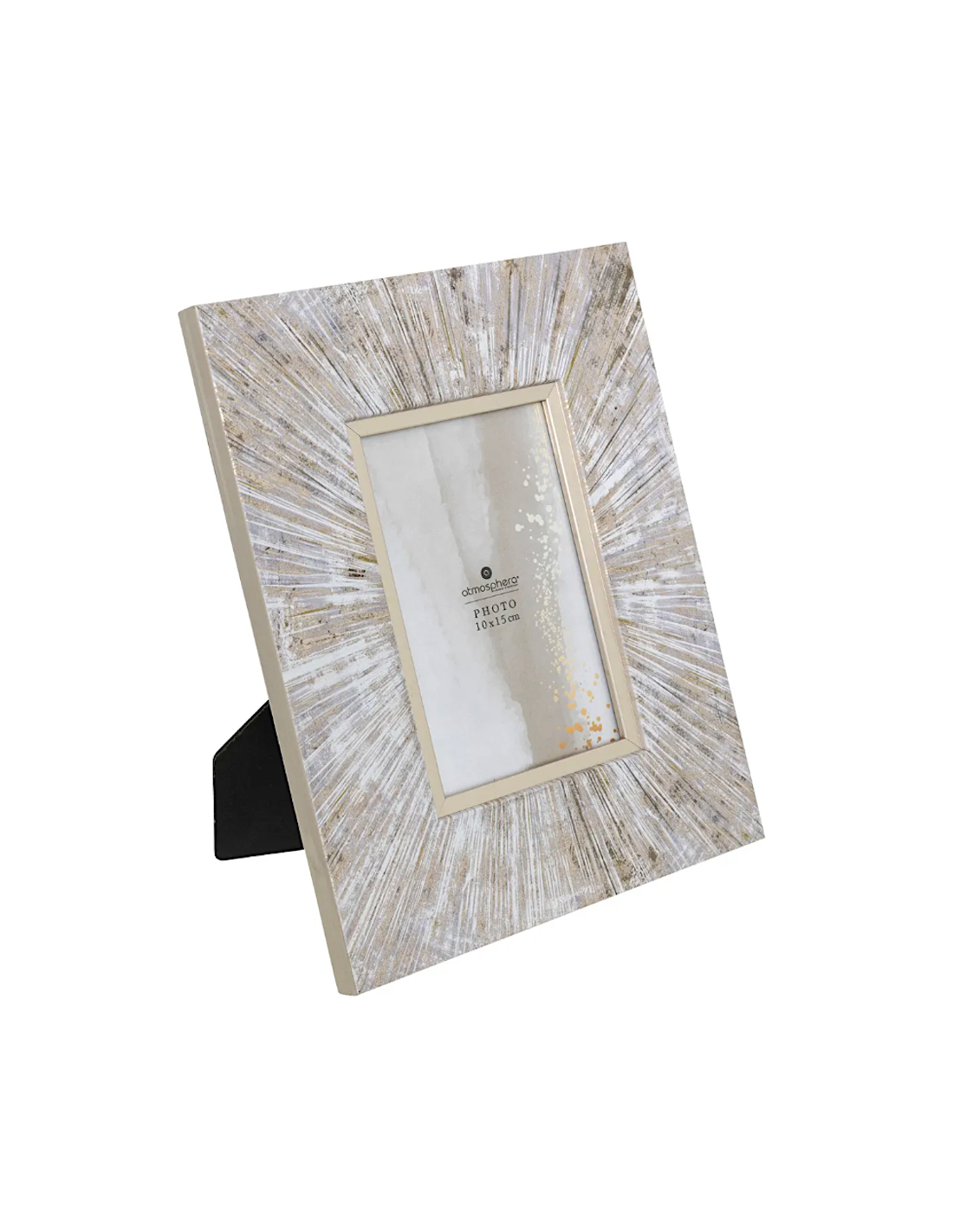 Atmosphera – Cornice foto "Izzie" 10x15 cm marrone e dorato