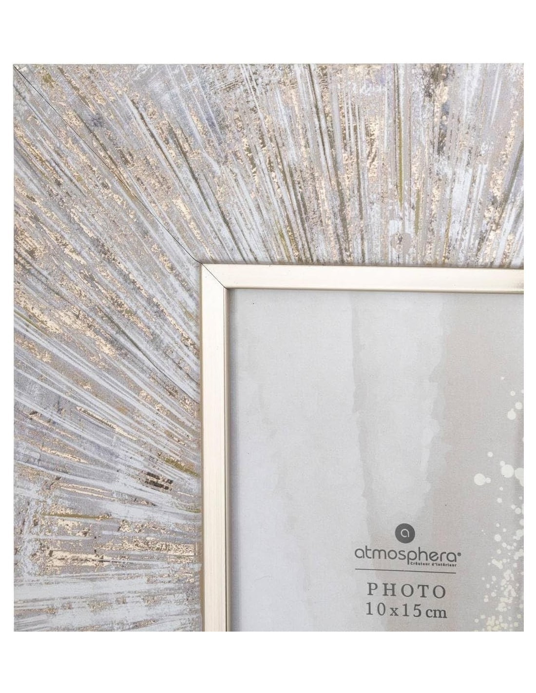 Atmosphera – Cornice foto "Izzie" 10x15 cm marrone e dorato