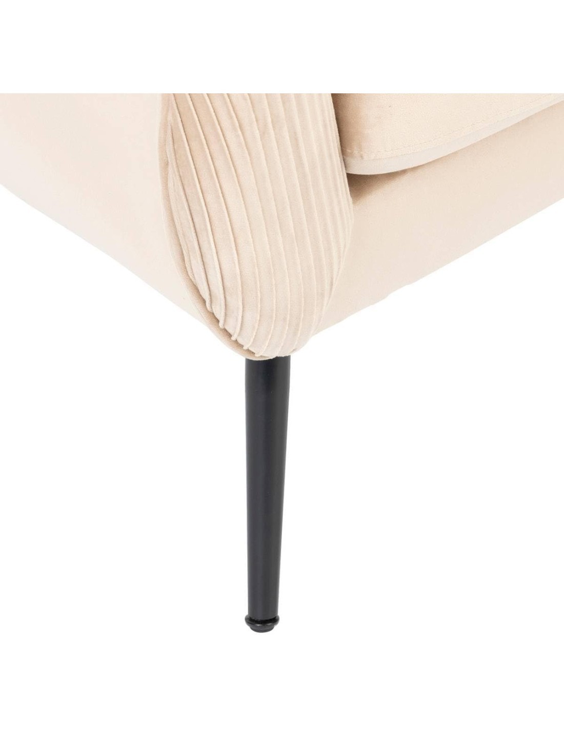 Atmosphera – Poltrona "Solaro" in velluto beige