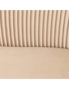 Atmosphera – Poltrona "Solaro" in velluto beige
