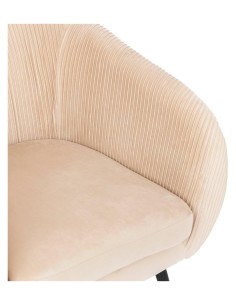 Atmosphera – Poltrona "Solaro" in velluto beige