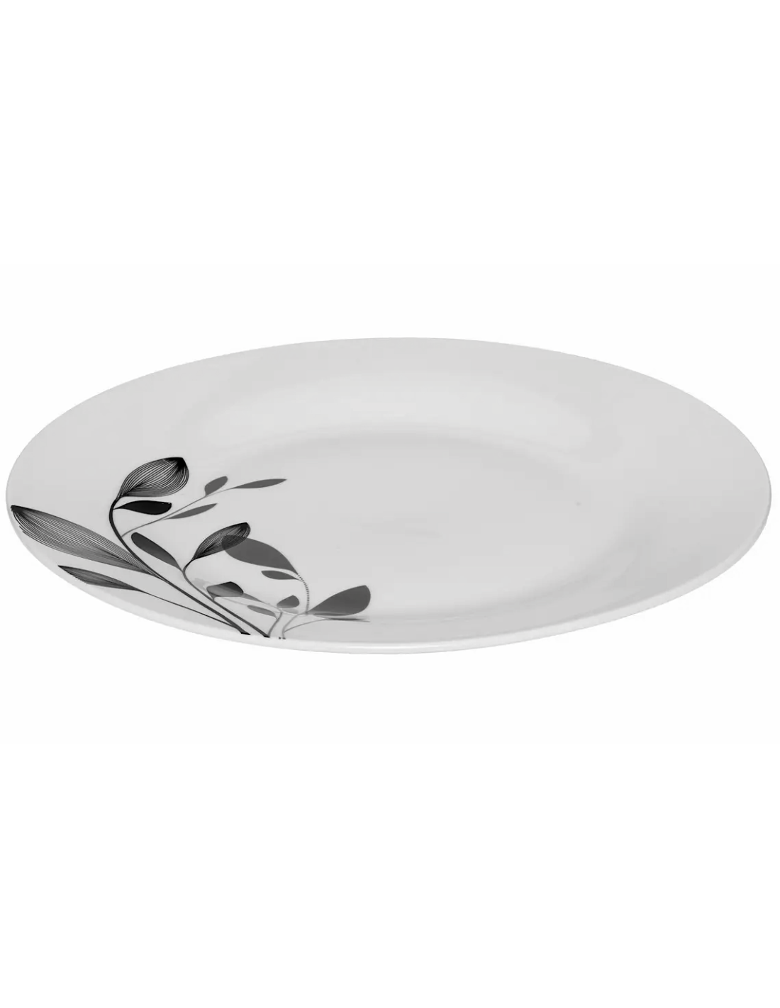 Set di piatti 18 pezzi Lila in porcellana bianco e nero