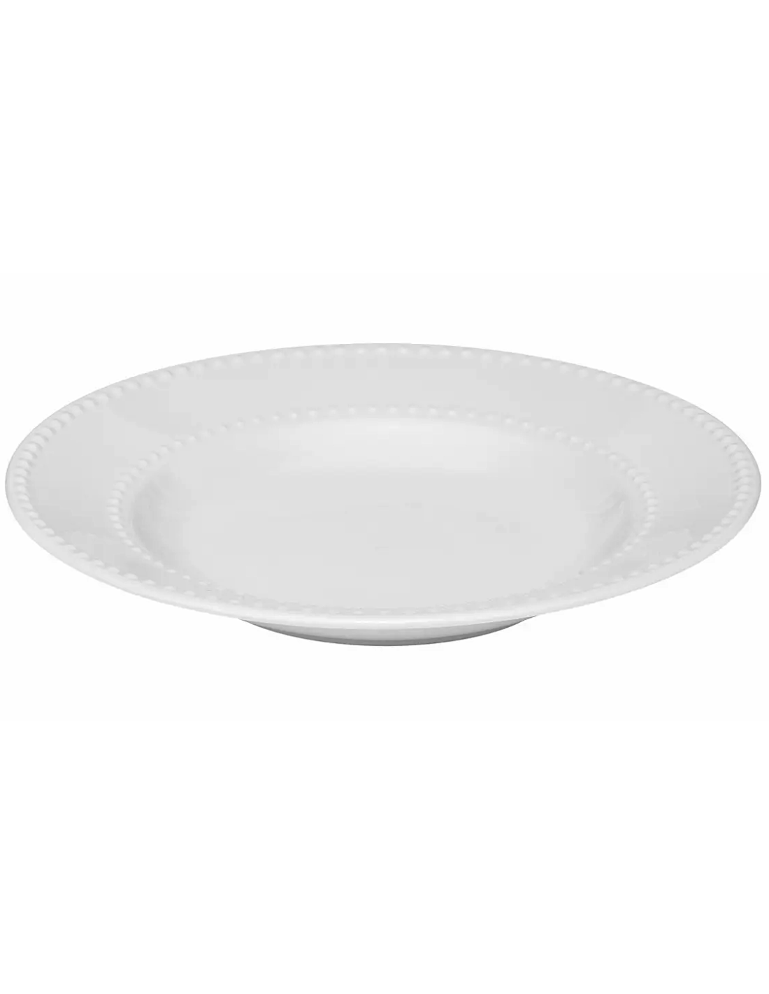 Set di piatti 18 pezzi Perle in porcellana bianca