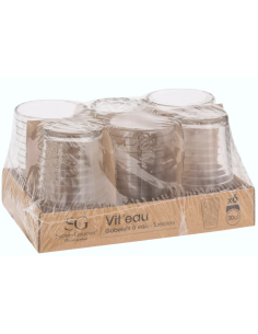 Set 6 bicchieri bassi Vit'eau 20 cl