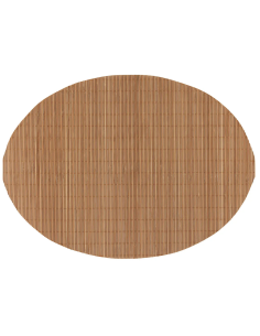 Tovaglietta ovale 48 x 35 cm in bambù naturale