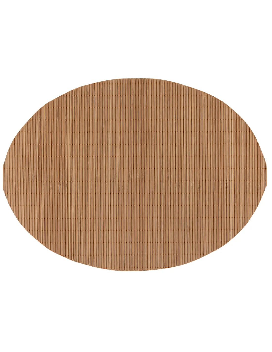 Tovaglietta ovale 48 x 35 cm in bambù naturale