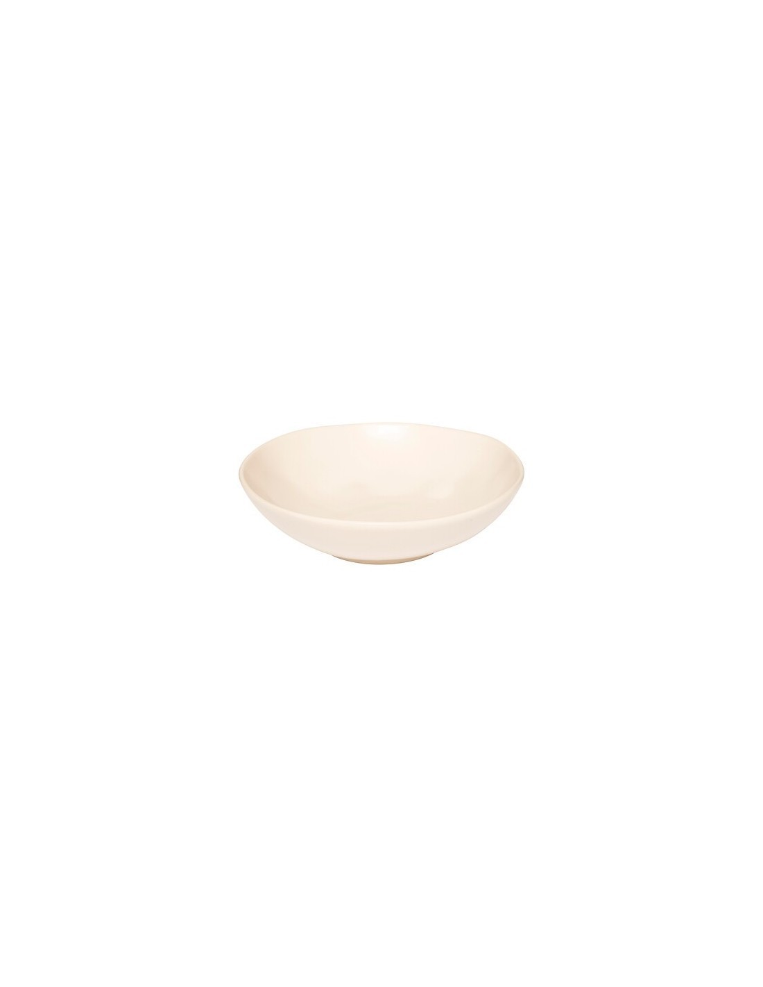 Piatto fondo Noé diametro 20 cm in gres beige