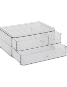 5five Organizzatore per cassetti Plastor 23,3 x 10,5 cm trasparente