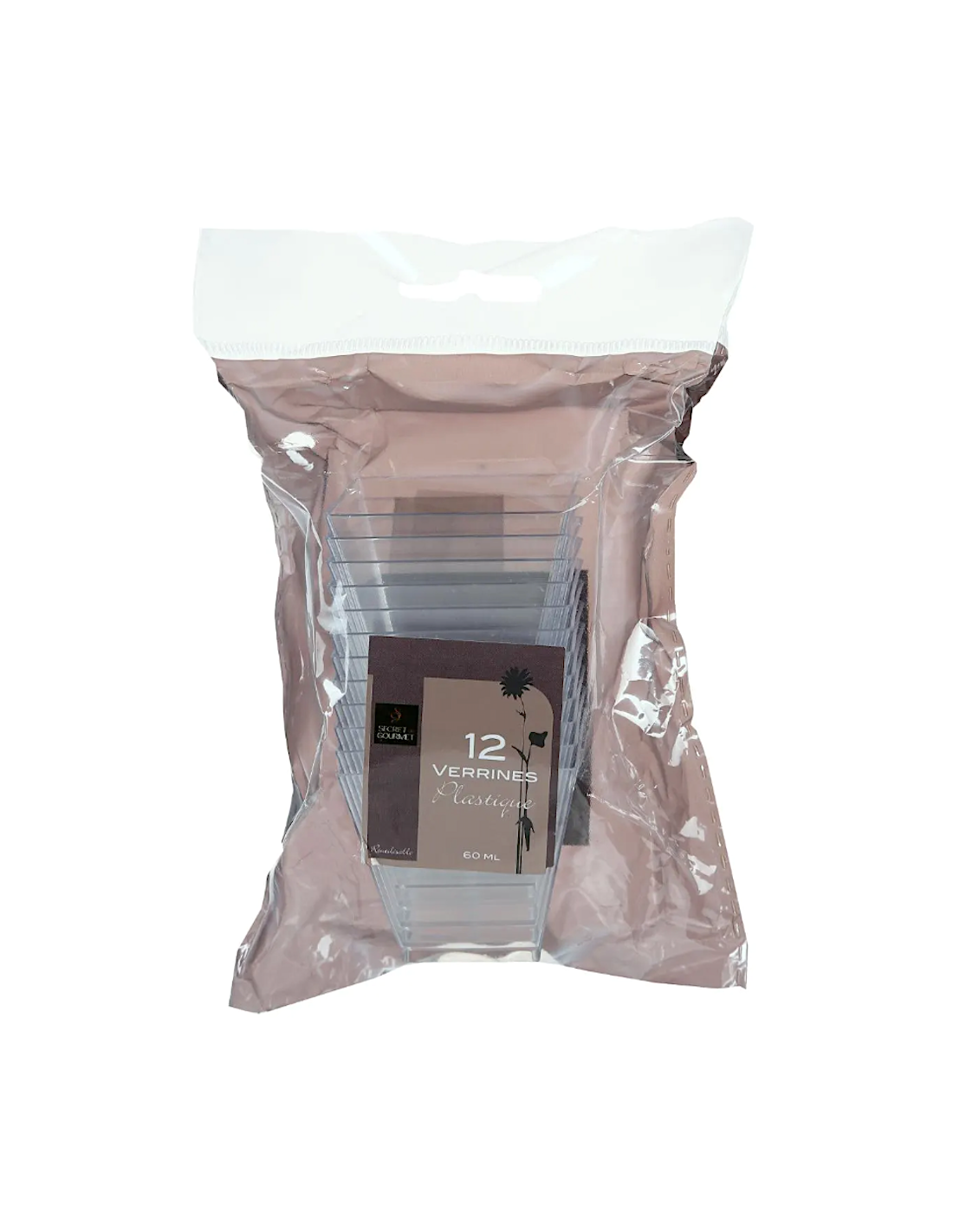 CONF 12 CIOTOLE 102062A PLASTICA 6CL QUADRATE