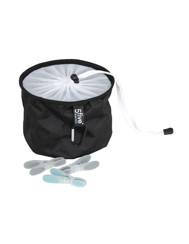 Set di 24 mollette rubber con sacchetto in poliestere