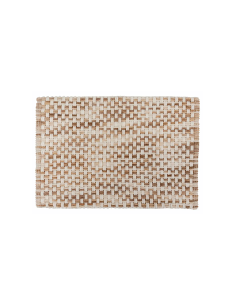 5five - tappeto da bagno intrecciato color taupe 50x75 cm