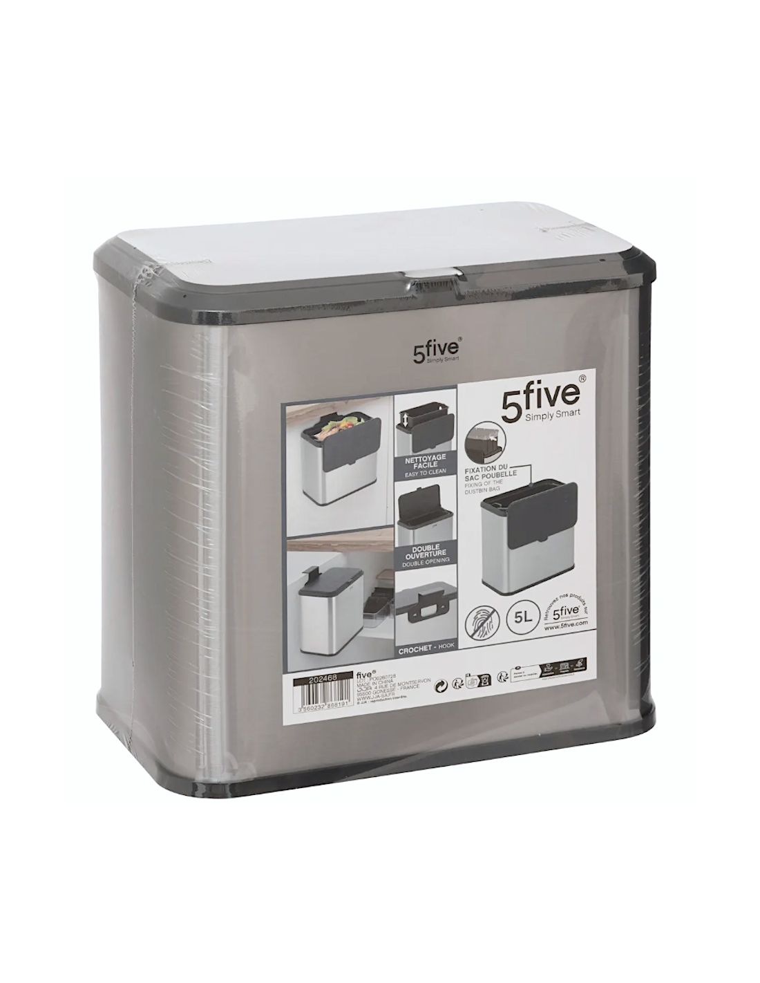 PATTUMIERA 202468 COMPOST 5LT INOX