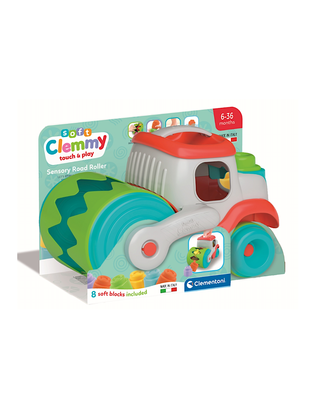 CLEMMY 17495 RULLO COMPRESSORE CON 6 BLOCCHI