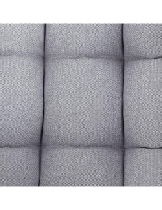 Sedia a Dondolo Uovo Hespéride, Grigio e Grafite, in Acciaio, Resina Epossidica, Mobili da Giardino, Comfort, Eleganza