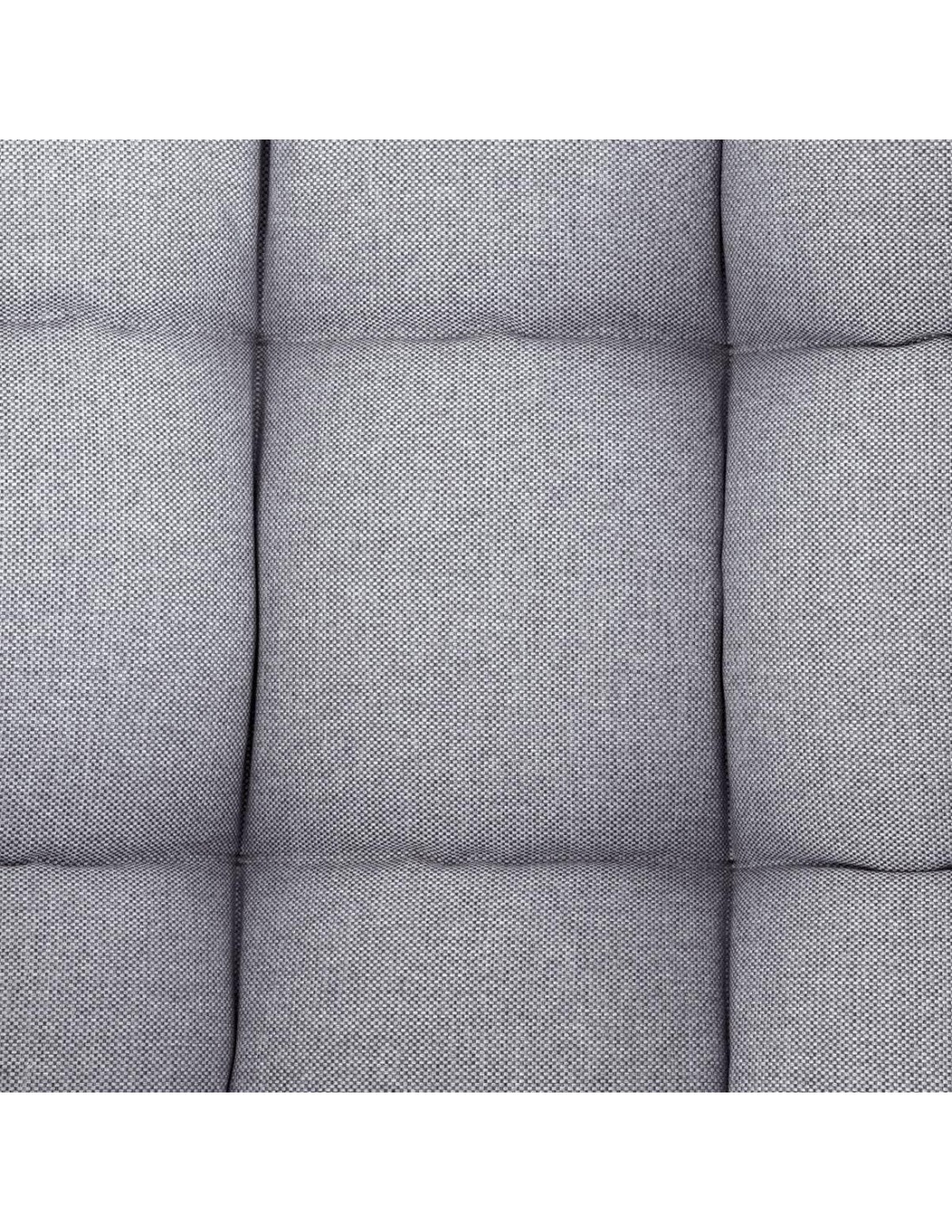 Sedia a Dondolo Uovo Hespéride, Grigio e Grafite, in Acciaio, Resina Epossidica, Mobili da Giardino, Comfort, Eleganza