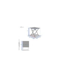 Tavolo da Giardino Pieghevole Hespéride Greensboro Argilla, 2 Posti, Acero Epoxy, Resistente e Pratico per Esterni 2