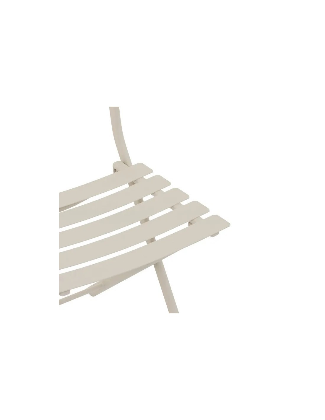 Sedia Pieghevole Hespéride Greensboro Clay, Metallo, Esterno, Resistente, Anticorrosione, Argilla, Comoda, Leggera