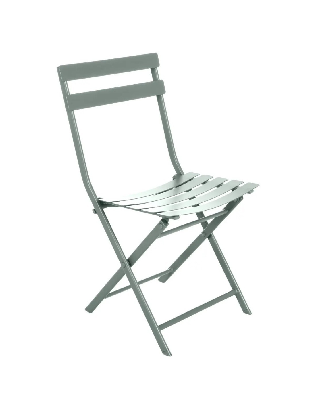 Sedia Pieghevole "Greensboro" in Acciaio, Colore Oliva, Pratica e Resistente, Ideale per Esterni, Arredo Giardino