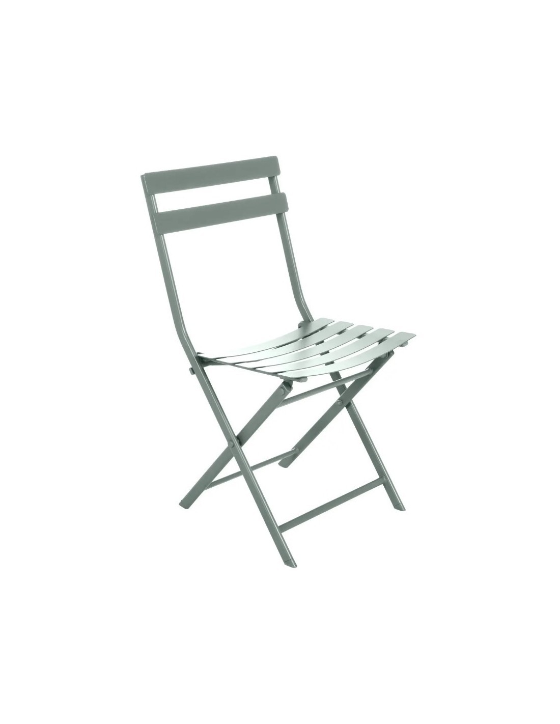 Sedia Pieghevole "Greensboro" in Acciaio, Colore Oliva, Pratica e Resistente, Ideale per Esterni, Arredo Giardino