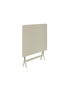 Tavolo da Giardino Pieghevole "Greensboro" Argilla, Rettangolare, 6 Posti, Acciaio, Resistente e Pratico per Esterni