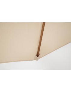 Ombrellone Palinuro 3m Beige/Naturale con Snodo, Struttura in Acciaio Trattato,  (base non inclusa)
