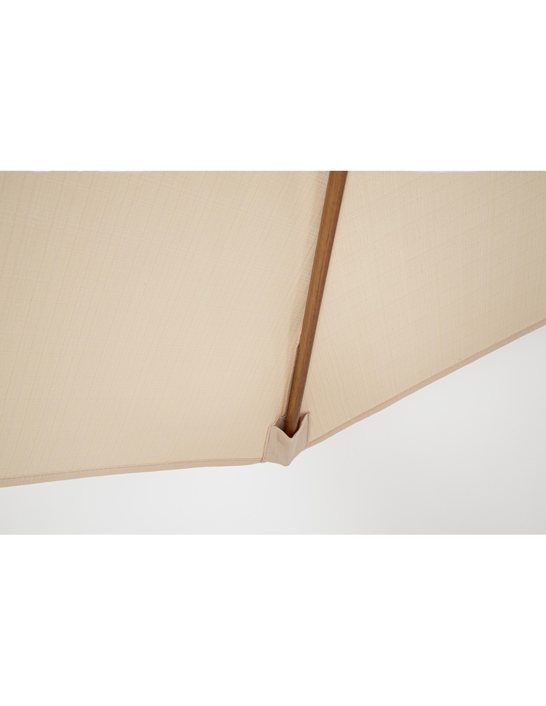 Ombrellone Palinuro 3m Beige/Naturale con Snodo, Struttura in Acciaio Trattato,  (base non inclusa)