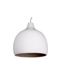 LAMPADARIO 141315 BIANCO 33X35CM BAMBOO