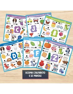 CAROTINA PRIMA MAESTRA ABC, PENNA PARLANTE, SCHEDE INTERATTIVE, ALFABETO