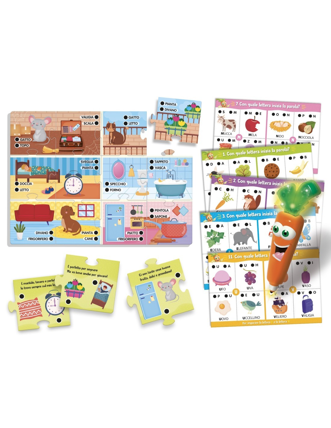 CAROTINA ALFABETO INTERATTIVO CON PENNA PARLANTE