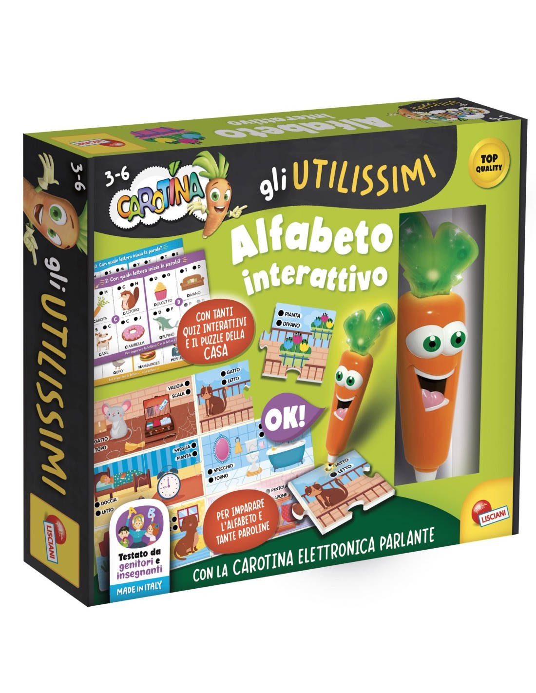 CAROTINA ALFABETO INTERATTIVO CON PENNA PARLANTE