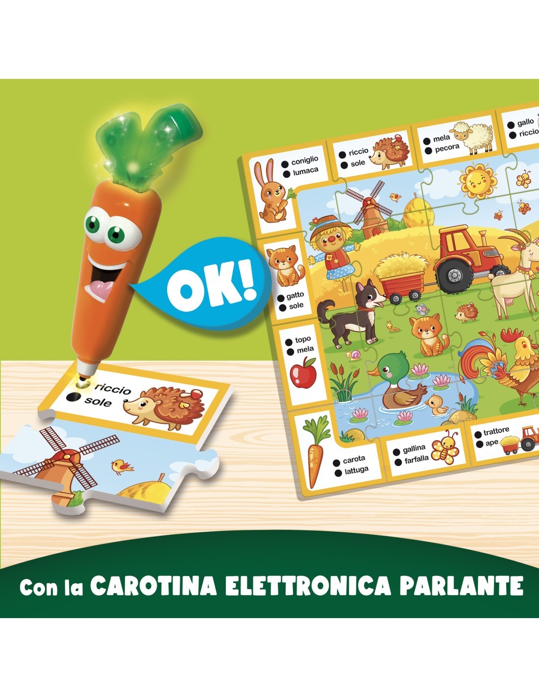 CAROTINA I GIOCHI DELLA FATTORIA CON PENNA PARLANTE